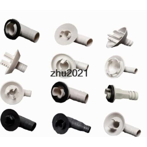 Air Conditioner Ac External Unit Drain Hose Connector Elbow Fitting with Rubber Ring for LG MEDIA HAIER KELON Panasonic GREE AC