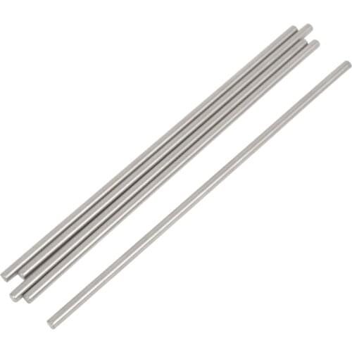 5 Pcs RC Airplane Stainless Steel Round Rods Axles Bars 3mm x 150mm