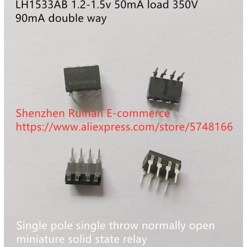 Hot spot LH1533AB 1.2-1.5v 50mA load 350V 90mA double way single pole single throw normally open miniature solid state relay