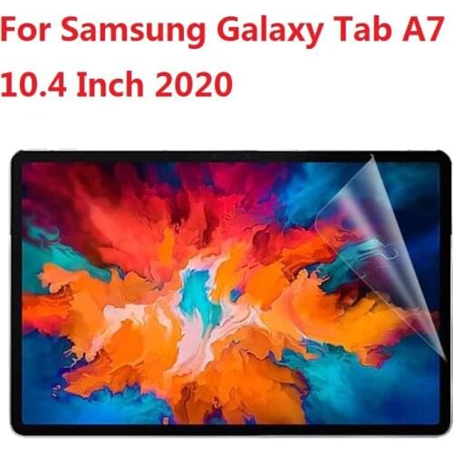 2pcs Soft PET Film For Samsung Galaxy Tab A7 10.4 Inch 2020 Tablet Screen Protector SM-T500 T505 T507 Bubble Protective Film