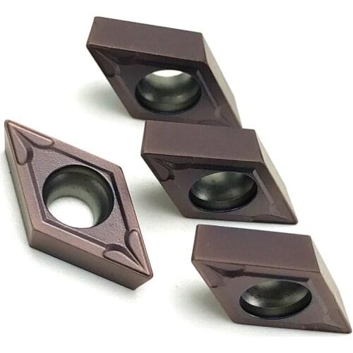 DCMT11T304 VP15TF UE6020 US735 10pcs External Turning Tools Carbide Inserts metal Lathe Cutter Tool DCMT 11T304 Turning Insert