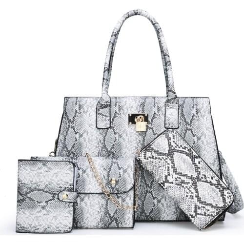 4 PCS Women Bag Set New Fashion Crossbody Bag High Quality Bags For Women 2020 Purses And Handbags Luxury Designer Shoulder Bag