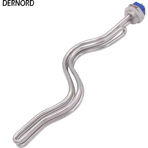240v 5500w Ripple Type Brewing Heater Element Tubular Heater with 1 inch BSP Thread