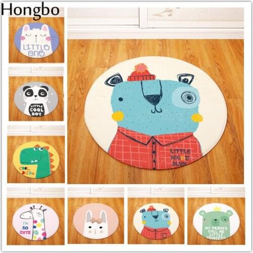 Hongbo Doormat Floor Mat Anti-slip Water Absorption Cartoon Carpet Kitchen Mat Cat Dinosaur Kids Room Carpet Toilet Tapete Rug