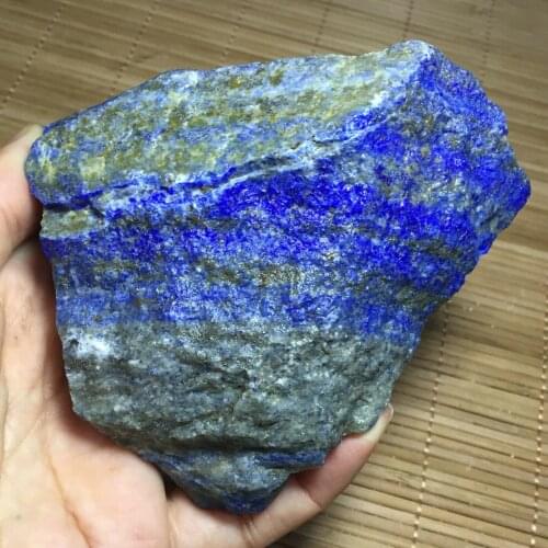 Natural Lapis Lazuli Quartz Crystal rough Stone ore healing