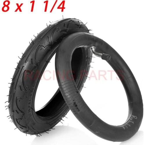 High Quality 8X1 1/4 Pneumatic Tire Inner Tube And Outer Tyre for Mini Electric Scooter Baby Carriage Wheel Replacement Parts