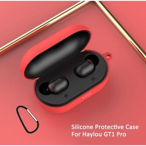 Silicone Protective Case for Haylou GT1 Pro Earphone Anti-lost Case Cover Pouch Bag for Haylou GT1 Pro Wireles Bluetooth Headset
