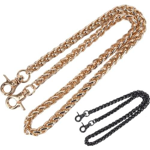 1PCS Handbag Metal Chains For Bag DIY Purse Chain With Buckles Shoulder Bags Straps Handbag Handles Bag Parts & Accessories