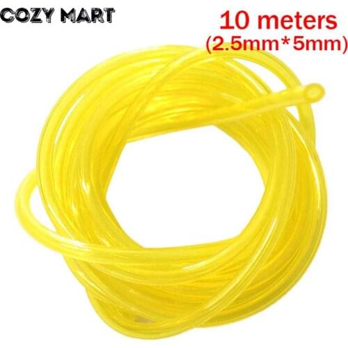 10 meters Fuel Gas Line Pipe Hose ( 2.5mm x 5mm ) For Chainsaw Trimmer Blower Pressure Washer Poulan Craftman St Hus Walbro Zama