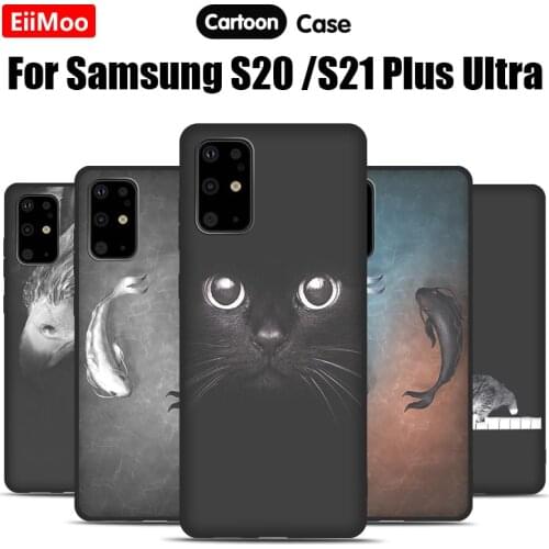 EiiMoo 3D Patterned Case For Samsung Galaxy S21 S 21 S21Plus Case Soft Silicone Cover For Samsung Galaxy S21 Ultra Plus 5G Case