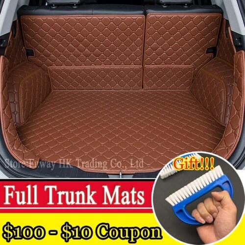 Custom Full trunk 3D mats auto leather pad for Nissan X-trail Qashqai Livina Geniss Sylphy Tiida Teana march Patrol Murano