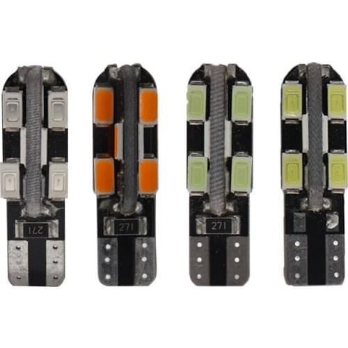 4pcs 12V 3W T10 W5W 192 194 168 12SMD 5630 LED Car Light Auto Side Wedge Lamp Bulb Canbus Error Free