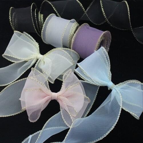 52Yards White Purple Pink Ribbons Wholesale Gift Wrapping Decoration Ribbons for Birthday Christmas Decor 6cm Width