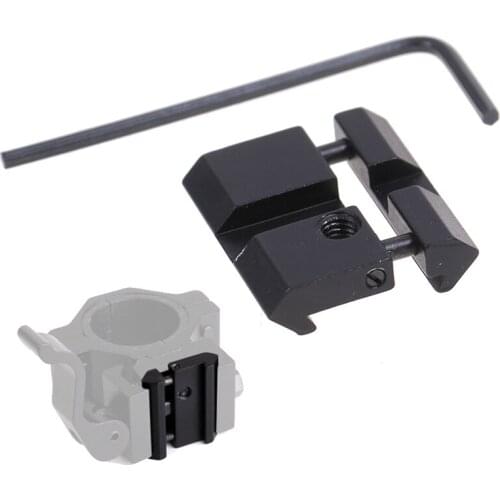 Tactical Scope Adapter Mount Base 11mm Dovetail to 20mm Weaver Picatinny Rail Mount Hunting Rifle Ring Converter Accessory