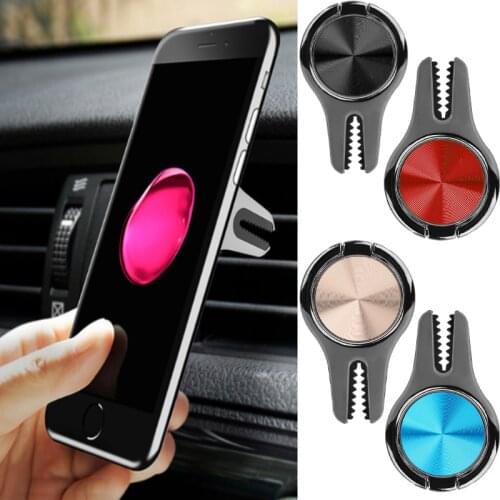 Car Air Vent Phone Holder Clip for Auto GPS Navigation 360 Rotable Universal Bracket Stand Mount Cell Smartphone Holder