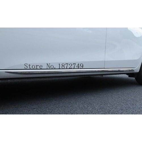 For Toyota corolla 2014--2018 stainless steel body side sill the bottom 2pcs