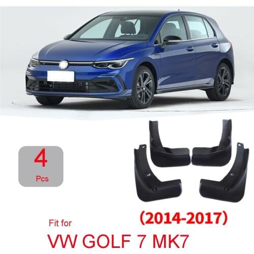 Car Mud Flaps for VW GOLF 7 MK7 2014-2017 Decorative Mudguards Water-Proof Modified Vehicle Parts Accessories Left Right Fender