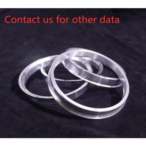 Aluminum Alloy Wheel Hub Center Ring Car Wheel Bore Collar OD 66.6 to ID 57.1 67.1-66.1 73.1-56.160.1-54.1 65.1-63.3 75.1-72.6