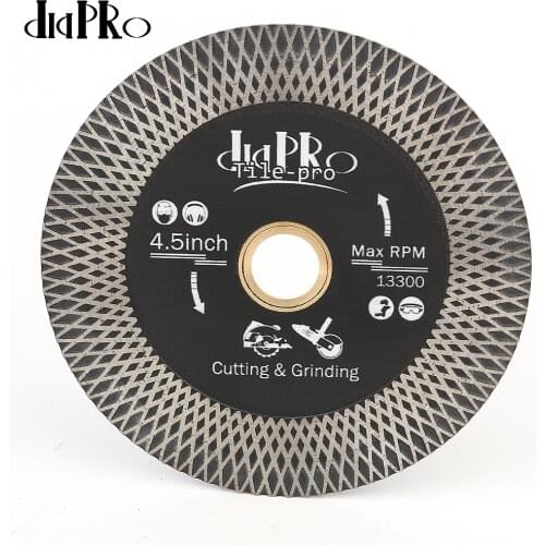 D115mm 4.5 Inch Diamond Blade Turbo Diamond Saw Blade Porcelain Ceramic Tile Blade For Granite MarbleTile Cutting