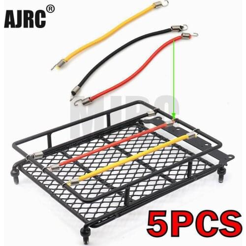 Elastic Luggage Net Car Roof Rack Storage Net With Hooks Rubber Band for Axial SCX10 Net D90 trx-6 G63 Traxxas TRX-4 1:10 RC Car