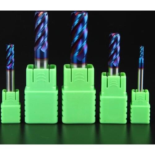 Milling Cutter Alloy Coating Tungsten Steel Tool Cnc Maching Hrc65 Corner Roughing Milling Cutter Kit Milling Machine EndmilL