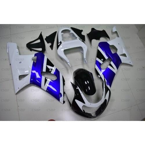 GSXR 600 750 1000 2000 - 2003 K12 Motorcycle Fairing GSX R600 R750 R1000 2002 03 02 White Blue Black Abs Fairing