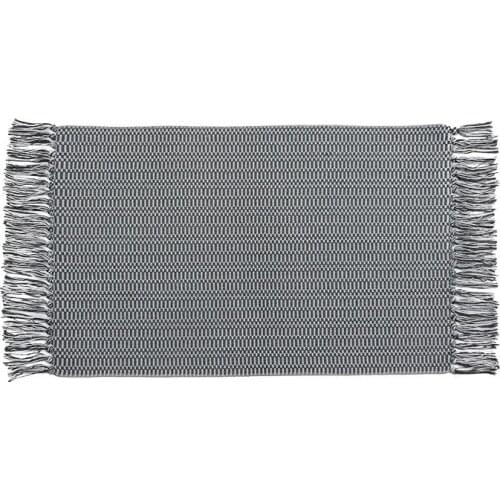 Nordic Cotton And Polyester Knit Door Mat Tassel Bedroom Kitchen Rugs Floor Mat Washable Home Decoration