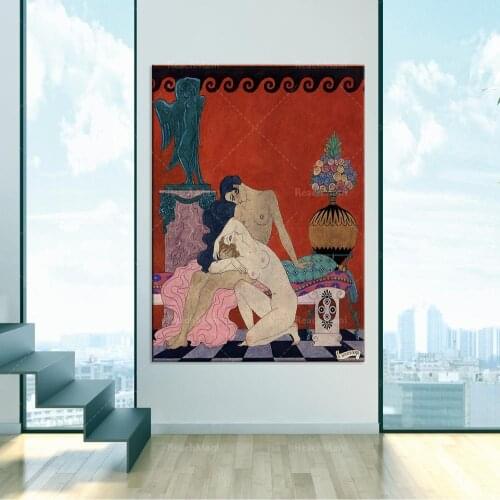 Illustrator George Barbier (George Barbier) Illustration/Nude Art/Lesbian Art