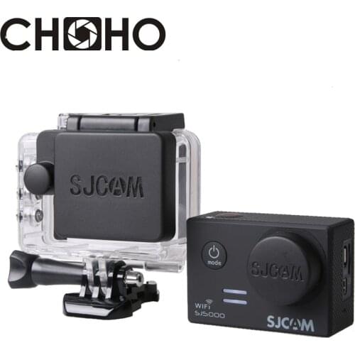 SJ5000 Lens Cap Cover + Standard Waterproof Case Housing Cover With Logo For SJ5000 SJ 5000 WIFI Sport camera Accessories