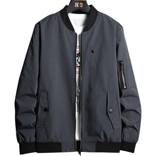 Mens Jackets Spring Autumn Casual Fashion Bomber Jacket Men Overcoat New Baseball Jackets Men Jacket Coats