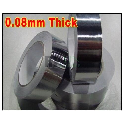 1 Roll 8cm width, 80mm * 40 meters *0.08mmAdhesive Aluminum Foil Paper Tape EMI Shielding