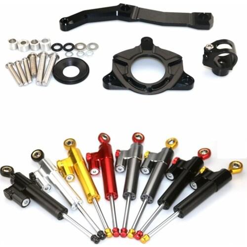 Motorcycle cnc Universal Stabilizer Damper Complete Steering Mounting Bracket For KAWASAKI Z1000 2013-2014-2015-2016