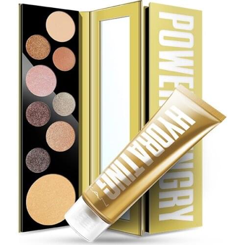 Eyeshadow Makeup Kit Hand Cream Nourishing Hand Care Anti Chapping Anti Aging Moisturizing Whitening Cream Gold Makeup Sets