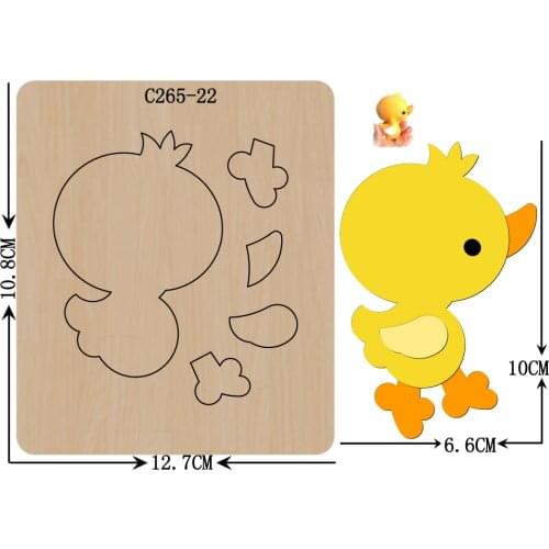 New Little duck Wooden die Scrapbooking C-265-22 Cutting Dies
