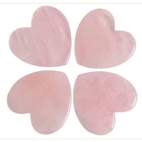 Natural Jade Gua Sha Board Heart Shaped Scraping Massager Body Facial Stone Scraper Acupuncture Massager for Face Skin Care Tool