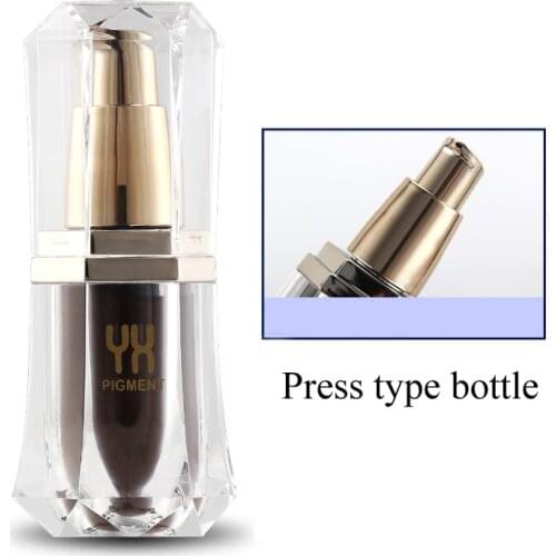 Professional Tattoo Ink Supplies 15ml Organic Microblading Pigment for Permanent Makeup 3D Embroidery Eyebrow/Lip Accessories