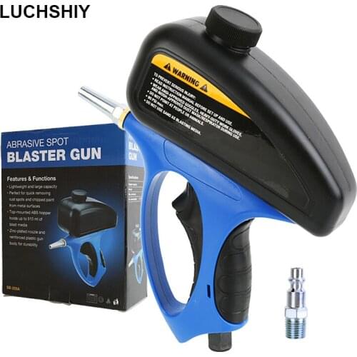 Handheld Pneumatic Sandblasting Guns Tools Blasting Machine Spray Guns Gravity Sandblaster Pneumatic Mini Air Tools with Nozzle
