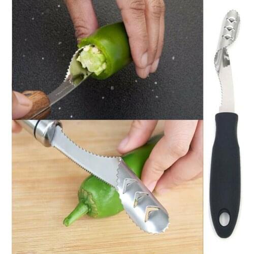 Kitchen Bell Pepper Corer Remover Fruit Corer PP Separator Convenient