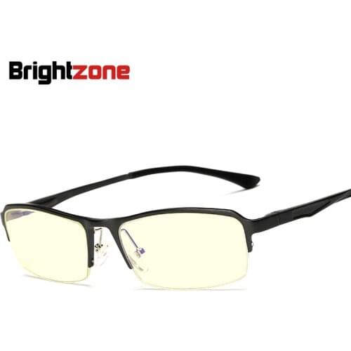 High Quality Unisex Ultra-light Anti-blue Light Anti-UV Anti-tired Computer Half Reading Goggle Vierkant Eye Glasses Men Frame