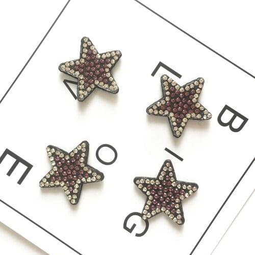 10pcs/bag Non-woven Fabric Hot Drilling Star Cloth Stickers Headband Clothing Accessories DIY Materials