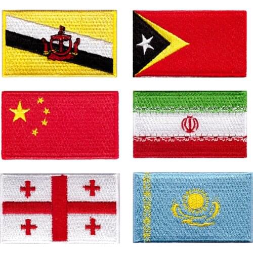 10pc/lot mixed flag cartoon Embroidered iron on Motif Applique garment embroidery patches DIY accessories random delivery