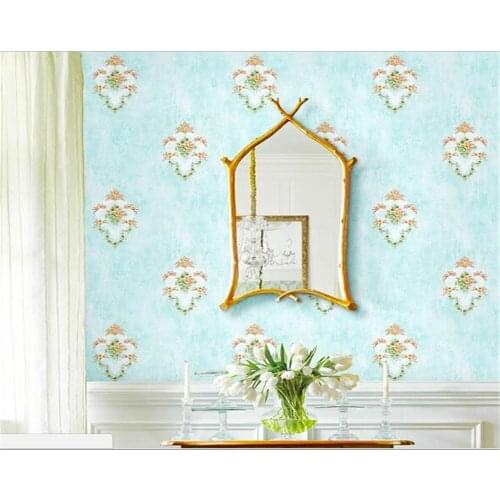 Beibehang 3d wallpaper New Jane European European Princess Hotel Hotel Master Bedroom Parlor TV Background papel de parede