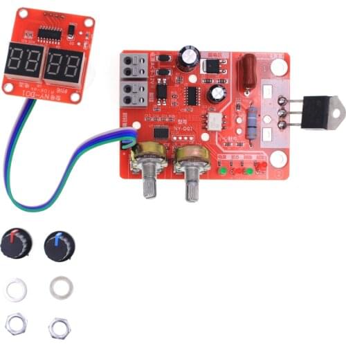 40A Spot Welding Machine Control Board Welder Transformer Controller Board Timing Current Digital Display For Welders