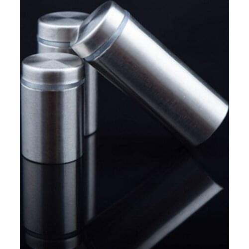 20pcs Stainless Steel Acrylic Advertisement Fixing Screws Glass Standoff Pin Nails 12*25mm