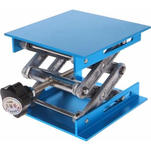 4"x4" Aluminum Router Lift Table Woodworking Engraving Lab Lifting Stand Rack