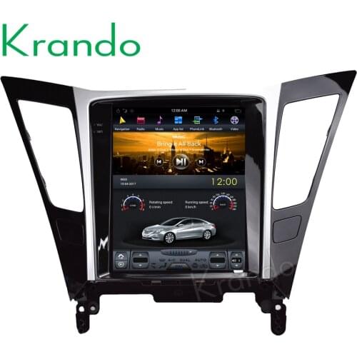 Krando Android 9.0 10.4" Tesla Vertical touch screen for Hyundai Sonata 8 2011-2014 car dvd gps radio player multimedia system