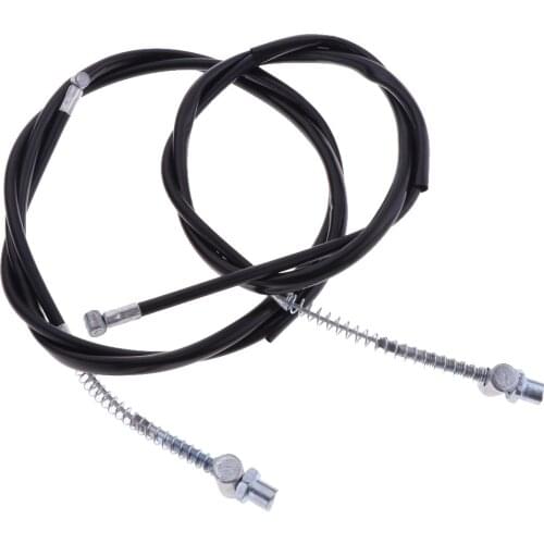 Black Motorcycle Front & Rear Brake Cable Assembly Braking Line Wire for Yamaha PW50