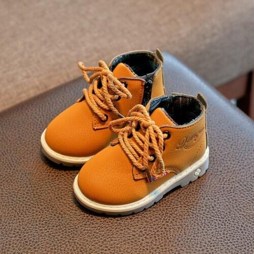 Sa Demeng New Brand Children Martin Boots Girls Kids Baby Rubber Snow Boots Fashion Casual Toddler Boys Winter Warm Shoes