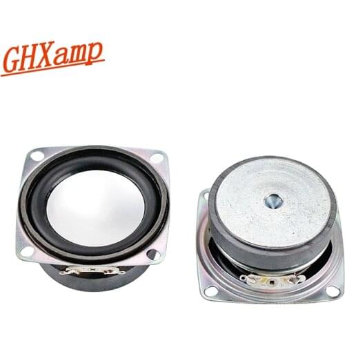 GHXAMP 2 Inch Square Loudspeaker Driver 52mm External Magnetic Speaker 4OHM 3W For Mini Audio Unit Parts Diy 2PCS