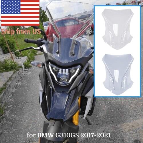 2018 G 310 GS Motorcycle Touring Windshield Screen Deflector Windscreen Pare-brise for BMW G310GS G 310GS 2017-2021 Assessorices